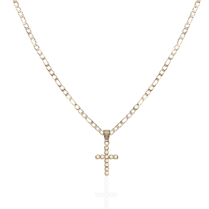 Pearl Cross Necklace