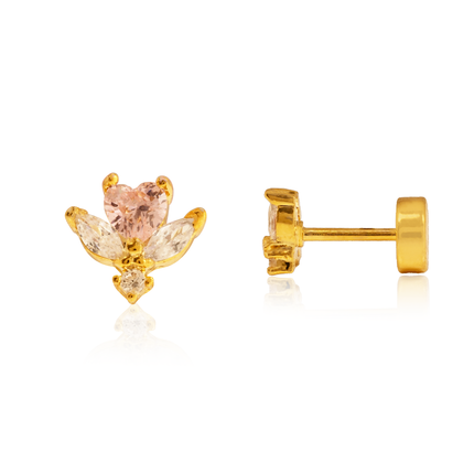 Posie Flatback Single Earring