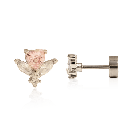 Posie Flatback Single Earring