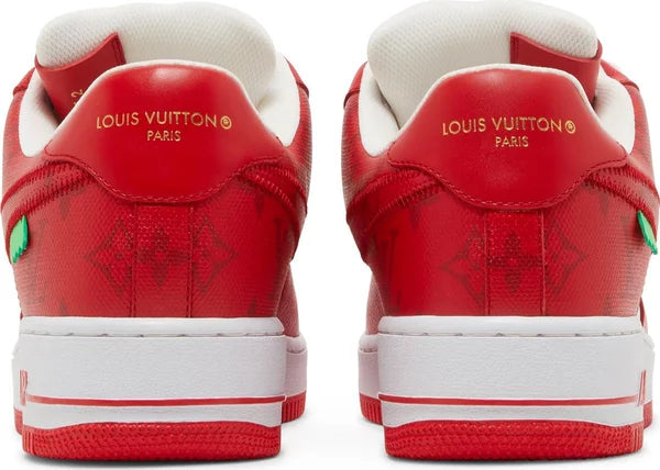 Louis Vuitton x Nike Air Force 1 Low 'White Comet Red', UK 9.5 | EU 44 | US 10
