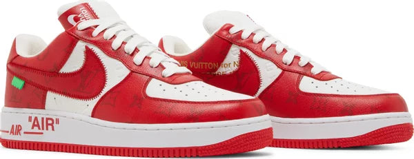 Louis Vuitton x Air Force 1 Low 'White Comet Red' – SOLESTREET