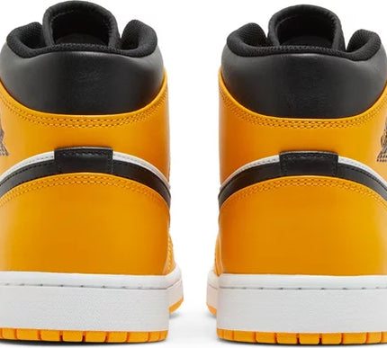 Nike Mens Air Jordan 1 Mid Sneakers - 'Reverse Yellow Toe'