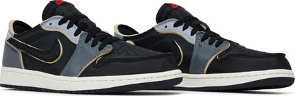 Nike Mens Air Jordan 1 Retro Low OG EX Sneakers - 'Dark Smoke Grey'