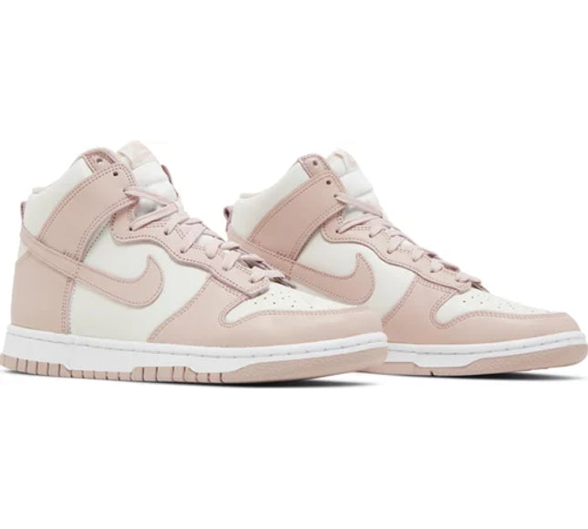 Nike Womens Dunk High Sneakers - 'Pink Oxford'