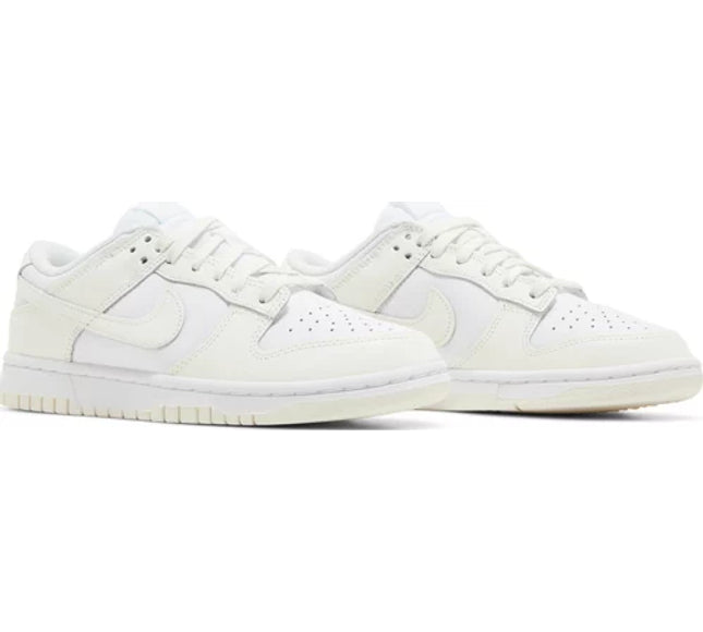 Nike Womens Dunk Low Sneakers - 'White Sail'