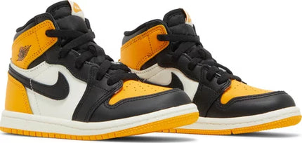 Nike Toddlers Air Jordan 1 Retro High OG Sneakers - 'Yellow Toe'