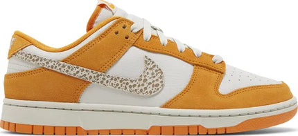 Nike Mens Dunk Low Sneakers - 'Safari Swoosh - Kumquat'