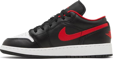 Nike Grade School Womens Air Jordan 1 Low Sneakers - 'White Toe'