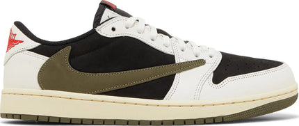 Nike Womens Travis Scott x Air Jordan 1 Retro Low OG Sneakers - 'Olive'