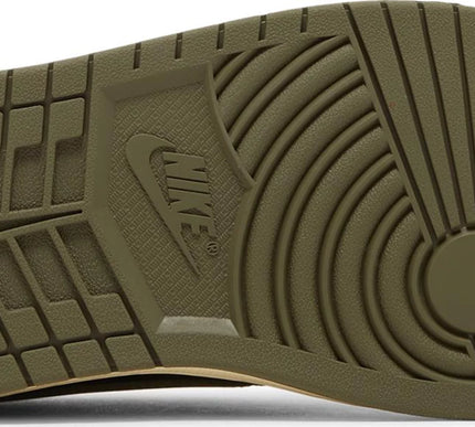 Nike Womens Travis Scott x Air Jordan 1 Retro Low OG Sneakers - 'Olive'