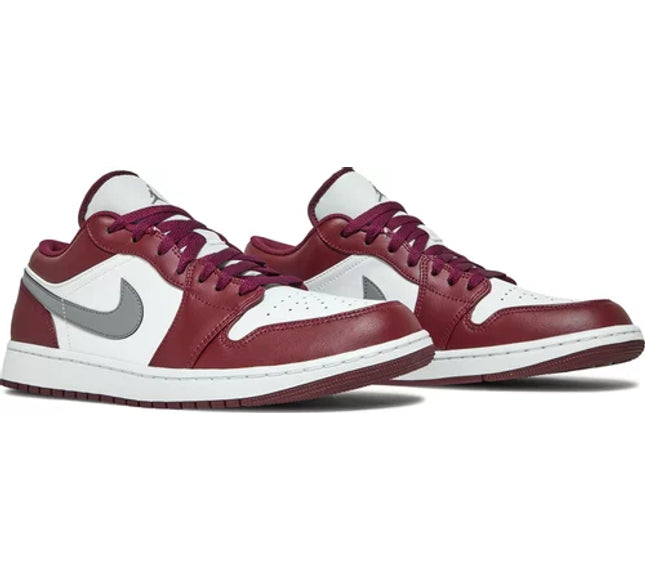 Nike Mens Air Jordan 1 Low Sneakers - 'Bordeaux'