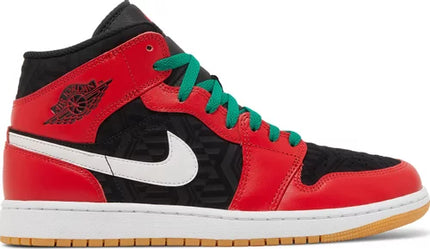 Nike Mens Air Jordan 1 Mid SE Sneakers - 'Christmas'