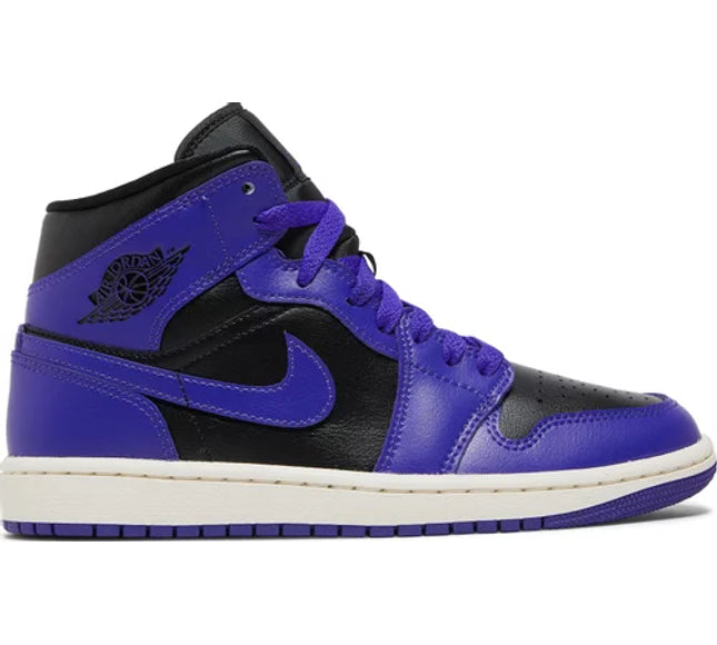 Nike Womens Air Jordan 1 Mid Sneakers - 'Dark Concord'