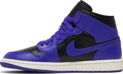 Nike Womens Air Jordan 1 Mid Sneakers - 'Dark Concord'