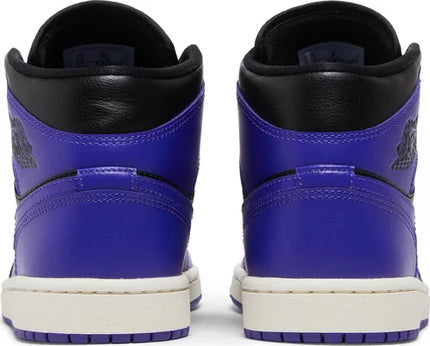 Nike Womens Air Jordan 1 Mid Sneakers - 'Dark Concord'