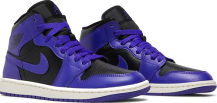 Nike Womens Air Jordan 1 Mid Sneakers - 'Dark Concord'