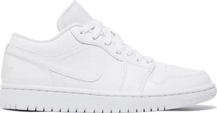 Nike Womens Air Jordan 1 Low Sneakers - 'Triple White' 2022