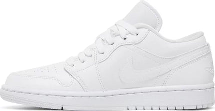 Nike Womens Air Jordan 1 Low Sneakers - 'Triple White' 2022