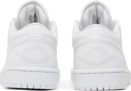 Nike Womens Air Jordan 1 Low Sneakers - 'Triple White' 2022