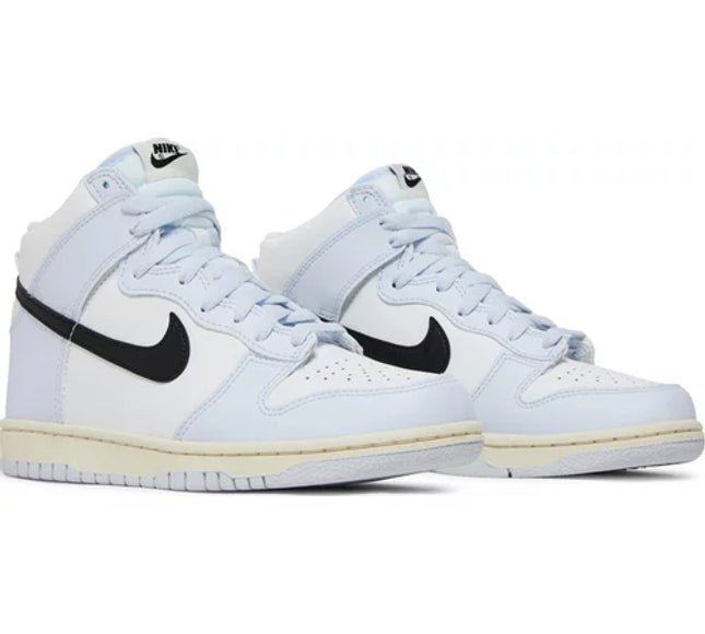 Nike Grade School Womens Dunk High Sneakers - 'Football Grey'
