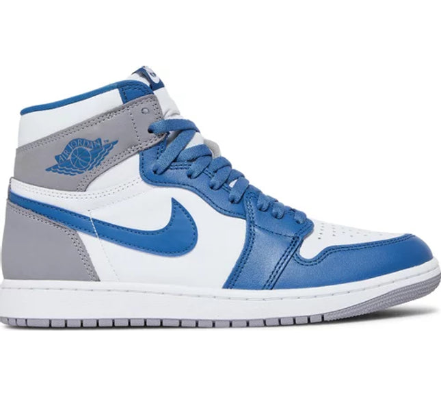 Nike Mens Air Jordan 1 Retro High OG Sneakers - 'True Blue'