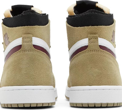 Nike Mens Air Jordan 1 High Zoom Comfort Sneakers - 'Neutral Olive Cherrywood'