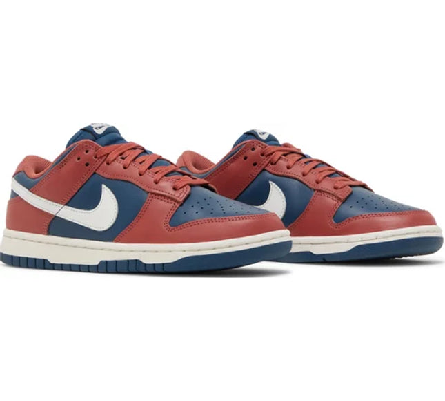 Nike Womens Dunk Low Sneakers - 'Canyon Rust Blue'