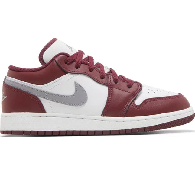 Nike Grade School Womens Air Jordan 1 Low Sneakers - 'Bordeaux'