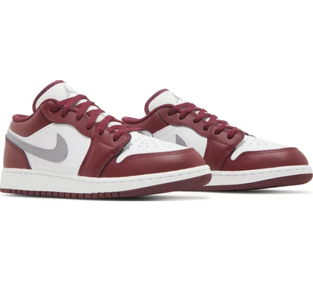 Nike Grade School Womens Air Jordan 1 Low Sneakers - 'Bordeaux'