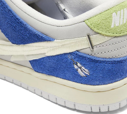 Nike Mens Fly Streetwear x Dunk Low Pro SB Sneakers - 'Gardenia'