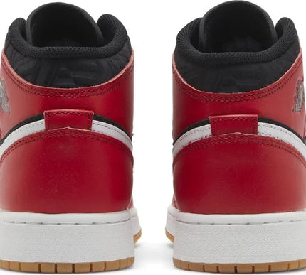 Nike Grade School Womens Air Jordan 1 Mid Sneakers - 'Christmas'
