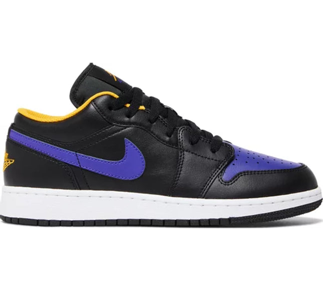 Nike Grade School Womens Air Jordan 1 Low Sneakers - 'Dark Concord'
