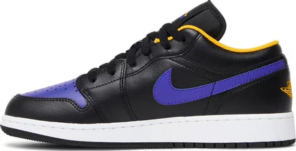 Nike Grade School Womens Air Jordan 1 Low Sneakers - 'Dark Concord'