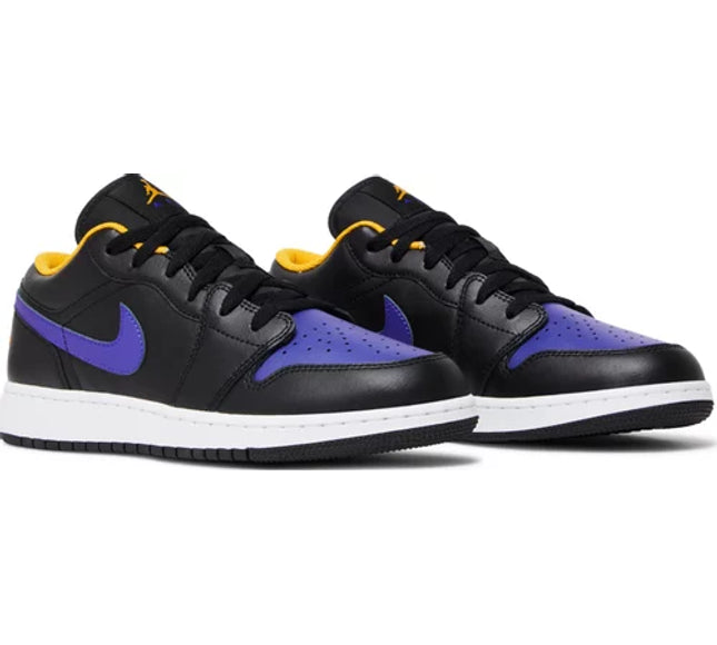 Nike Grade School Womens Air Jordan 1 Low Sneakers - 'Dark Concord'