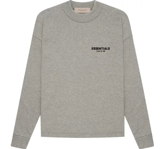 Fear of God Essentials Long-Sleeve Tee 'Dark Oatmeal'