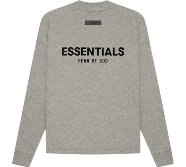 Fear of God Essentials Long-Sleeve Tee 'Dark Oatmeal'