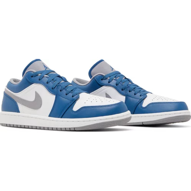 Air Jordan 1 Low 'True Blue Cement'