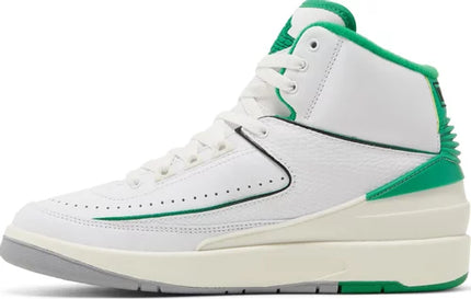 Nike Grade School Womens Air Jordan 2 Retro Sneakers - 'Lucky Green'