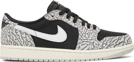 Nike Mens Air Jordan 1 Retro Low OG Sneakers - 'Black Cement'