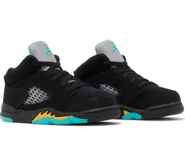 Nike Toddlers Air Jordan 5 Retro Sneakers - 'Aqua'