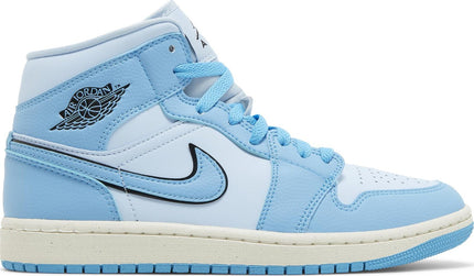 Nike Womens Air Jordan 1 Mid SE Sneakers - 'Ice Blue'