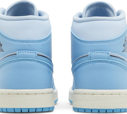 Nike Womens Air Jordan 1 Mid SE Sneakers - 'Ice Blue'