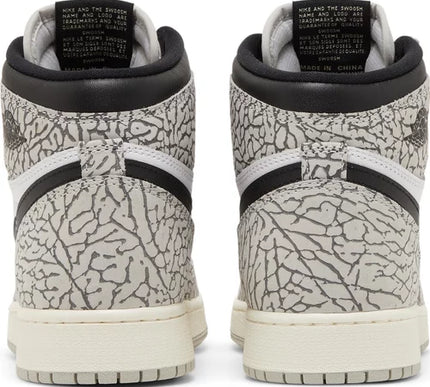 Nike Grade School Womens Air Jordan 1 Retro High OG Sneakers - 'White Cement'