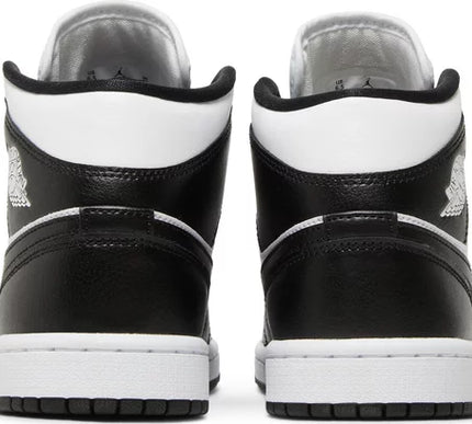 Womens Air Jordan 1 Mid Sneakers - 'Panda'