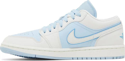 Nike Womens Air Jordan 1 Low SE Sneakers - 'Reverse Ice Blue'