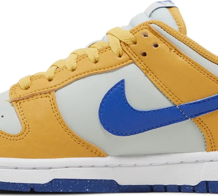 Nike Womens Dunk Low Next Nature Sneakers - 'Wheat Gold Royal'