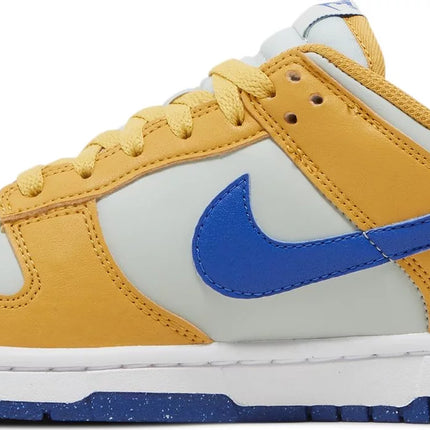 Nike Womens Dunk Low Next Nature Sneakers - 'Wheat Gold Royal'