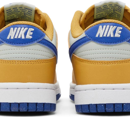 Nike Womens Dunk Low Next Nature Sneakers - 'Wheat Gold Royal'