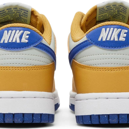Nike Womens Dunk Low Next Nature Sneakers - 'Wheat Gold Royal'
