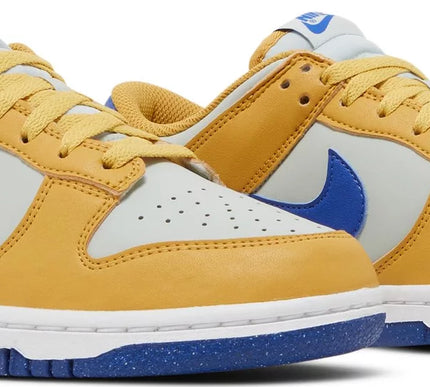 Nike Womens Dunk Low Next Nature Sneakers - 'Wheat Gold Royal'